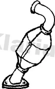 Handler.Part Catalytic converter KLARIUS 322048 1