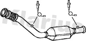 Handler.Part Catalytic converter KLARIUS 322154 1