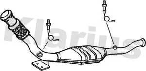 Handler.Part Catalytic converter KLARIUS 322267 1