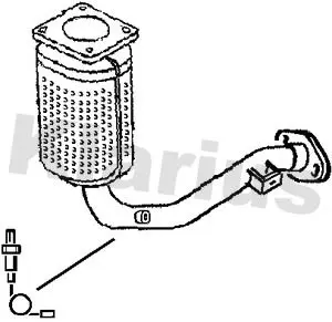 Handler.Part Catalytic converter KLARIUS 322275 1