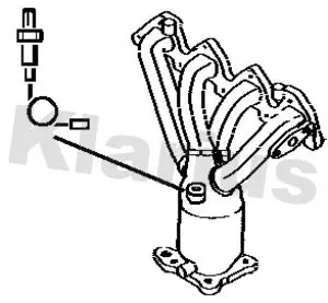 Handler.Part Catalytic converter KLARIUS 322369 1