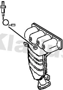 Handler.Part Catalytic converter KLARIUS 322543 1