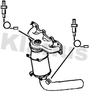 Handler.Part Catalytic converter KLARIUS 322634 1