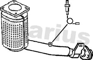 Handler.Part Catalytic converter KLARIUS 322739 1