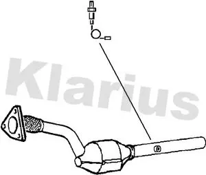 Handler.Part Catalytic converter KLARIUS 322774 1