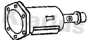 Handler.Part Soot/particulate filter, exhaust system KLARIUS 390126 1