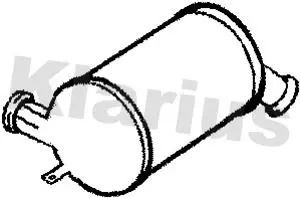 Handler.Part Soot/particulate filter, exhaust system KLARIUS 390179 1