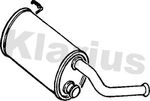 Handler.Part Middle silencer KLARIUS 210030 1