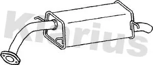 Handler.Part End silencer KLARIUS 221158 1