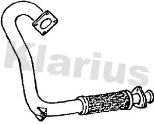 Handler.Part Exhaust pipe KLARIUS 110214 1