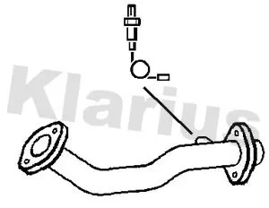 Handler.Part Exhaust pipe KLARIUS 110446 1