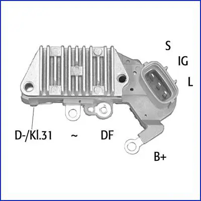 Handler.Part Alternator regulator HITACHI 132890 1