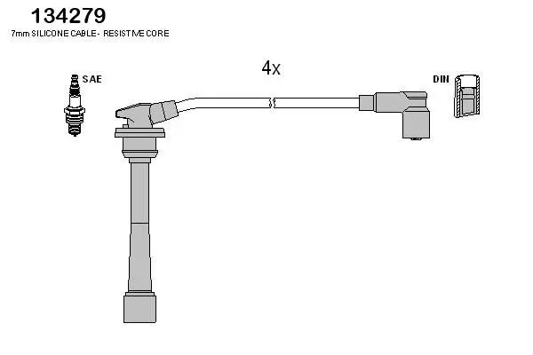 Handler.Part Ignition cable kit HITACHI 134279 1