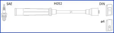 Handler.Part Ignition cable kit HITACHI 134576 1