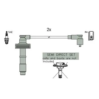 Handler.Part Ignition cable kit HITACHI 134958 1