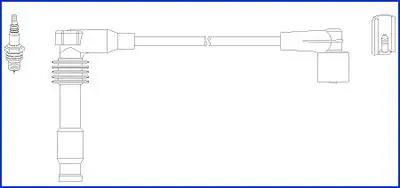 Handler.Part Ignition cable kit HITACHI 134818 1