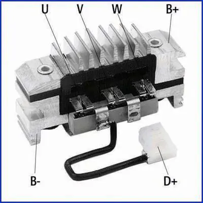 Handler.Part Rectifier, alternator HITACHI 139581 1