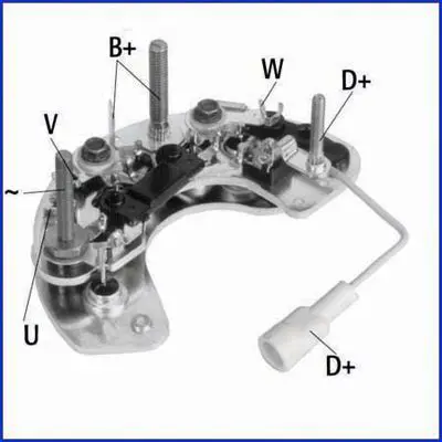 Handler.Part Rectifier, alternator HITACHI 139632 1