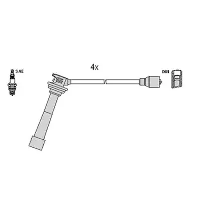 Handler.Part Ignition cable kit HITACHI 134374 1