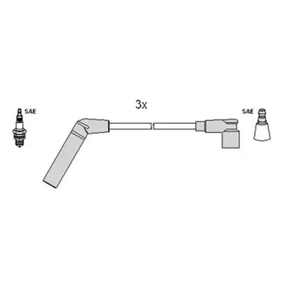 Handler.Part Ignition cable kit HITACHI 134263 1