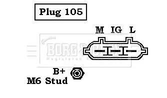 Handler.Part Alternator BORG & BECK BBA2108 2