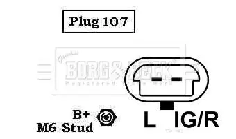 Handler.Part Alternator BORG & BECK BBA2536 2