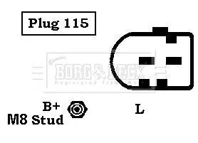 Handler.Part Alternator BORG & BECK BBA2873 2