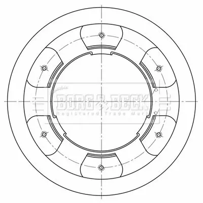 Handler.Part Brake disc BORG & BECK BBD32594 1