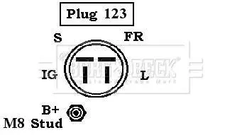 Handler.Part Alternator BORG & BECK BBA2914 1