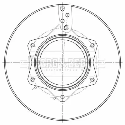 Handler.Part Brake disc BORG & BECK BBD32649 1