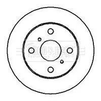 Handler.Part Brake disc BORG & BECK BBD4009 1