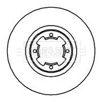 Handler.Part Brake disc BORG & BECK BBD4014 1