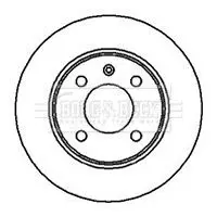 Handler.Part Brake disc BORG & BECK BBD4021 1