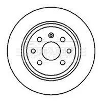 Handler.Part Brake disc BORG & BECK BBD4029 1