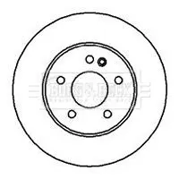 Handler.Part Brake disc BORG & BECK BBD4140 1