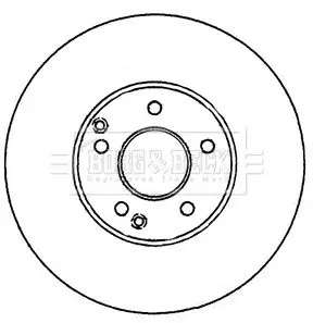 Handler.Part Brake disc BORG & BECK BBD4141 2