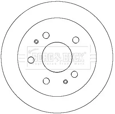 Handler.Part Brake disc BORG & BECK BBD4146 1