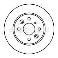 Handler.Part Brake disc BORG & BECK BBD4152 1