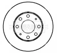 Handler.Part Brake disc BORG & BECK BBD4156 1