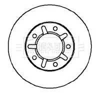 Handler.Part Brake disc BORG & BECK BBD4163 1