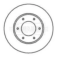 Handler.Part Brake disc BORG & BECK BBD4176 2