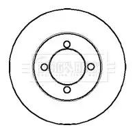 Handler.Part Brake disc BORG & BECK BBD4177 1