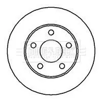 Handler.Part Brake disc BORG & BECK BBD4178 1