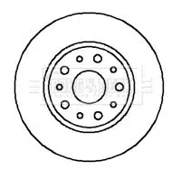 Handler.Part Brake disc BORG & BECK BBD4181 1