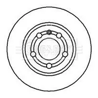 Handler.Part Brake disc BORG & BECK BBD4183 2