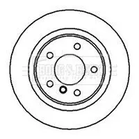 Handler.Part Brake disc BORG & BECK BBD4184 1