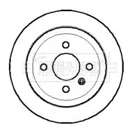 Handler.Part Brake disc BORG & BECK BBD4187 1