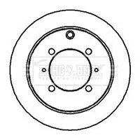 Handler.Part Brake disc BORG & BECK BBD4196 1