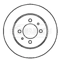 Handler.Part Brake disc BORG & BECK BBD4200 1