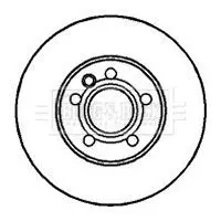 Handler.Part Brake disc BORG & BECK BBD4071 2